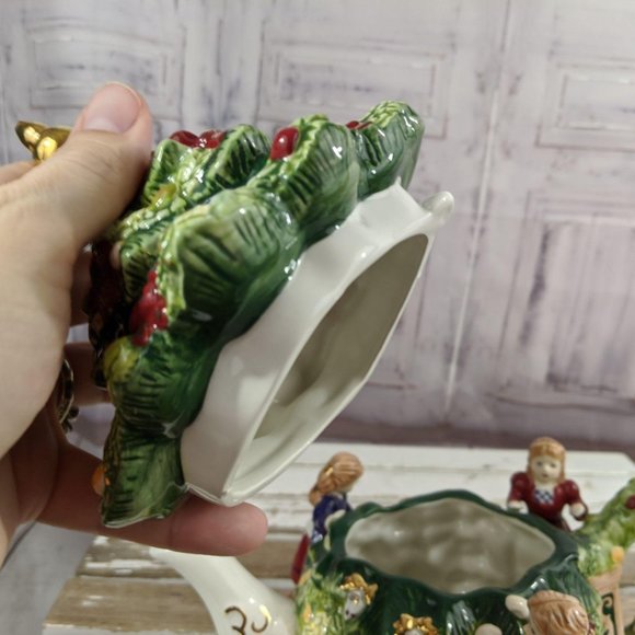 Waterford trimming tree teapot 1st ed holiday heir - Picture 5 of 7